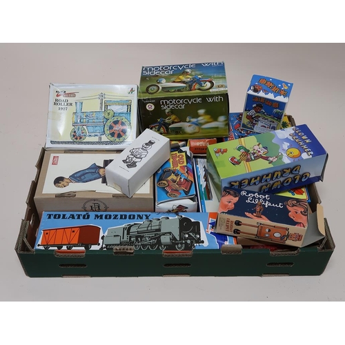 1316 - COLLECTION OF MIXED TOY VEHICLES, TRAIN ETC