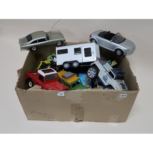 1317 - COLLECTION OF MIXED DIECAST VEHICLES