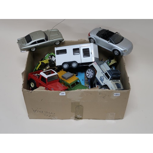 1317 - COLLECTION OF MIXED DIECAST VEHICLES