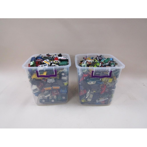 1328 - TWO BOXES OF MIXED DIECAST VEHICLES