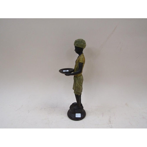 1439 - BRONZED FIGURE OF A COLONIAL WAITER