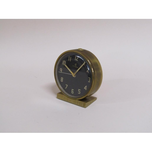 1521 - CYMA ALARM CLOCK BLACK DIAL