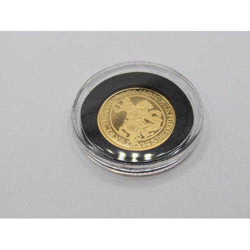 1523 - MILLIONAIRES COLLECTION GOLD EDITION SET 14 GOLD PROOF REPLICA COINS TO INC. 7 91.6% YELLOW GOLD AND... 