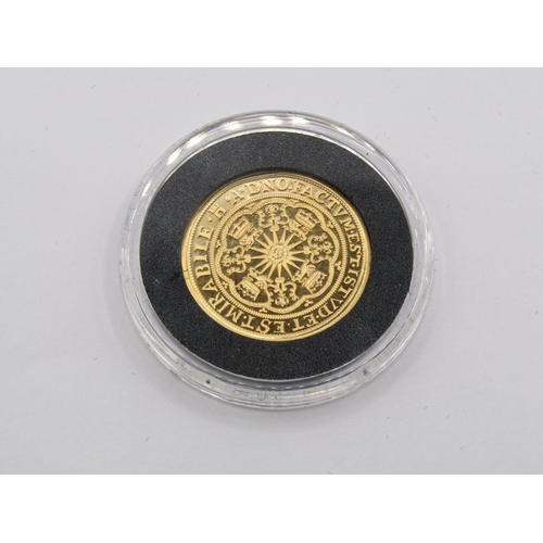 1523 - MILLIONAIRES COLLECTION GOLD EDITION SET 14 GOLD PROOF REPLICA COINS TO INC. 7 91.6% YELLOW GOLD AND... 