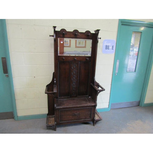 1925 - 1930s OAK HALLSTAND