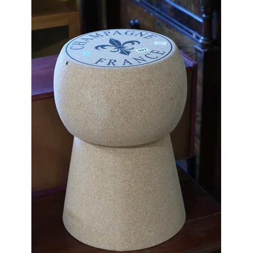 577 - CHAMPAGNE CORK STOOL