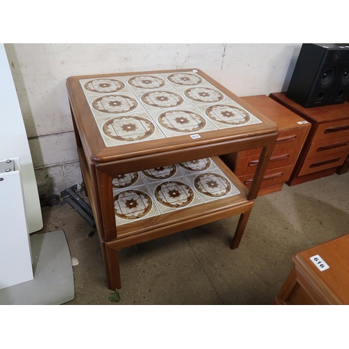 615 - TWO TILE TOP TABLES