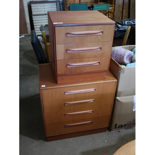 634 - TWO TEAK G PLAN CHESTS