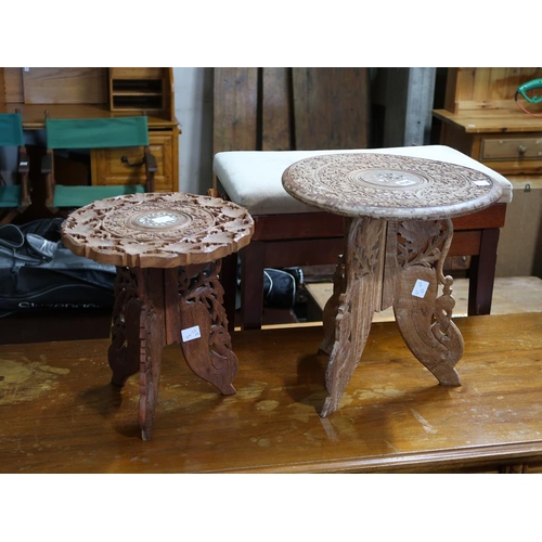 638 - TWO ORIENTAL TABLES