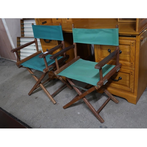 667 - TWO DIRECTORS CHAIRS