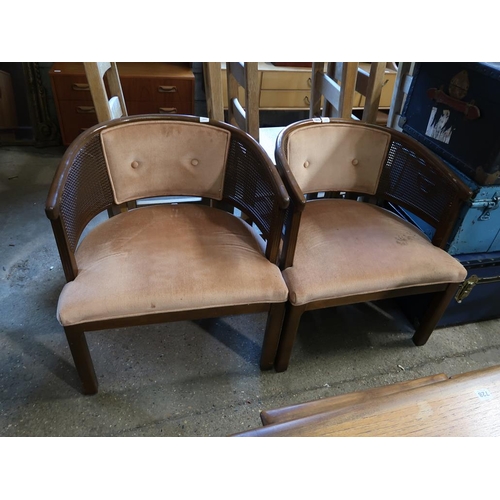 723 - TWO TUB CHAIRS