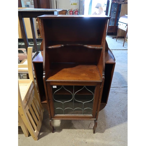 777 - EDWARDIAN MAHOGANY DISPLAY CABINET