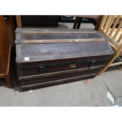 779 - VINTAGE DOME TOP TRUNK