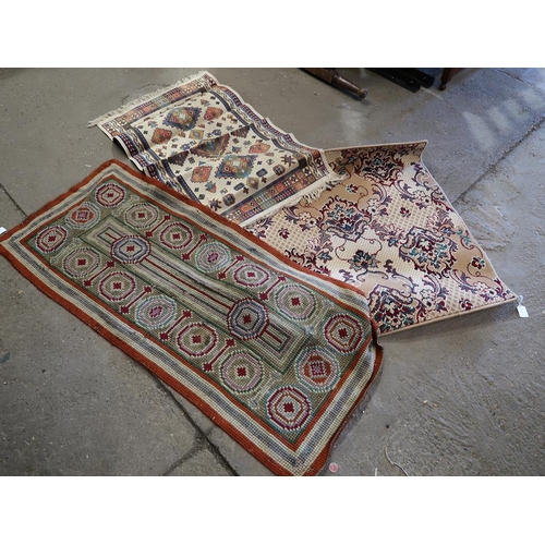 893 - THREE RUGS