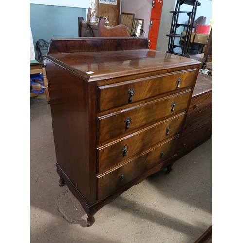 881 - EARLY 20c FOUR DRAWER CHEST