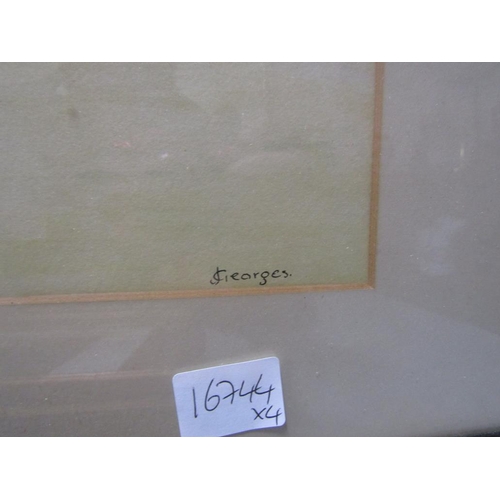 44 - COLLECTION OF FRAMED WATERCOLOURS