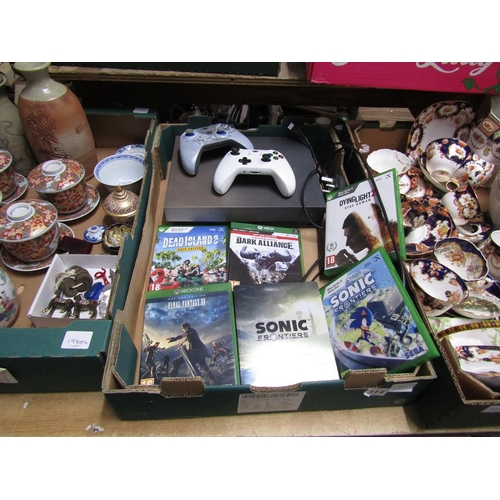 314 - X BOX ONE, CONTROLLERS (ONE LIMIED EDITION GEAR OF WAR 5 CONTROLLER - KAIT DIAZ), AND GAMES