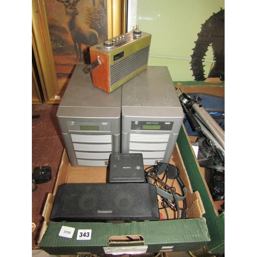 343 - AUDIO EQUIPMENT, ROBERTS RADIO ETC