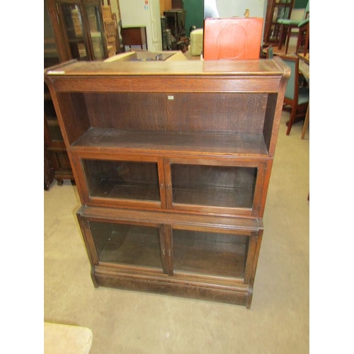 1041 - OAK BOOKCASE