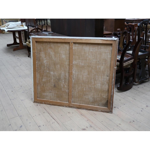 1369 - HANS EMIL DEUTSCH 60 - WINTER RAILWAY JUNCTION, OIL ON CANVAS, FRAMED, 95CM X 115CM