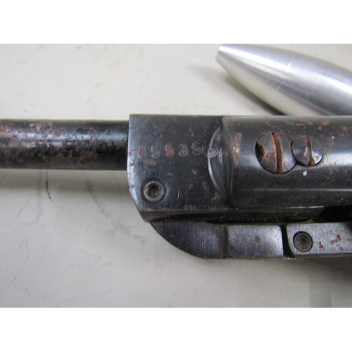 1540 - ZVP FOLDING AIR PISTOL; ADEN CANON SHELL