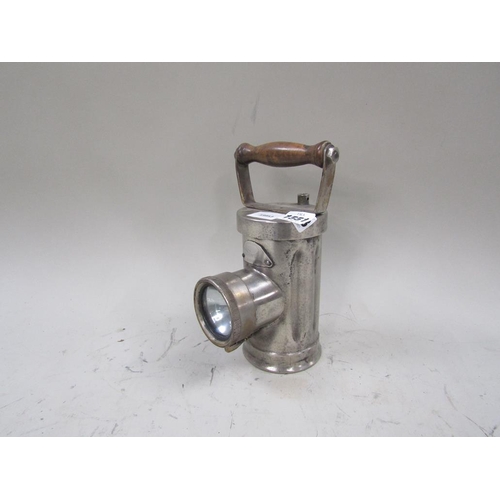 1551 - STEEL CARRY LANTERN, 22CM H