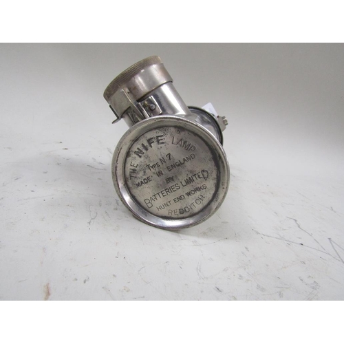 1551 - STEEL CARRY LANTERN, 22CM H