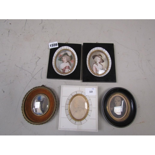 1556 - FIVE ASSORTED MINIATURES
