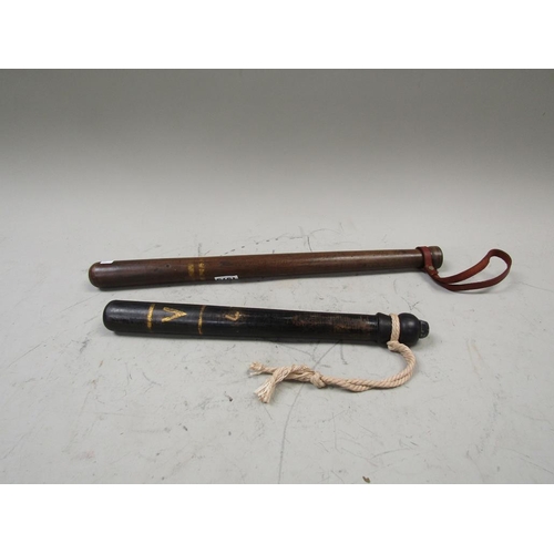 1575 - TWO TRUNCHEONS