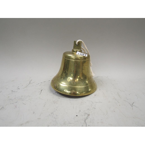 1591 - INSCRIBED BRASS BELL
