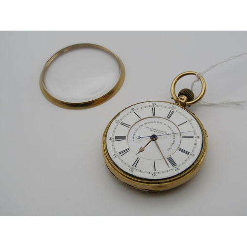 1604 - 18ct GOLD J HARGREAVES AND CO. LIVERPOOL POCKET WATCH 134g TOTAL