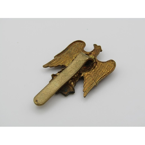 1611 - WORLD WAR I FIRST ROYAL DRAGOON CAP BADGE 105
