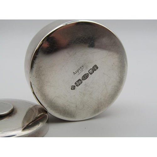 1617 - ASPREY SILVER POT AND COVER