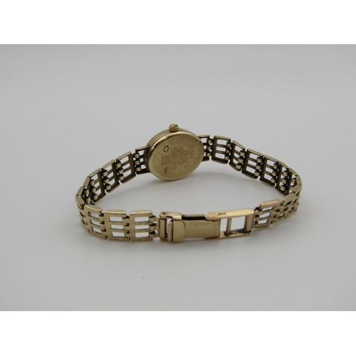 1619 - 9ct GOLD LADIES ACCURIST WATCH