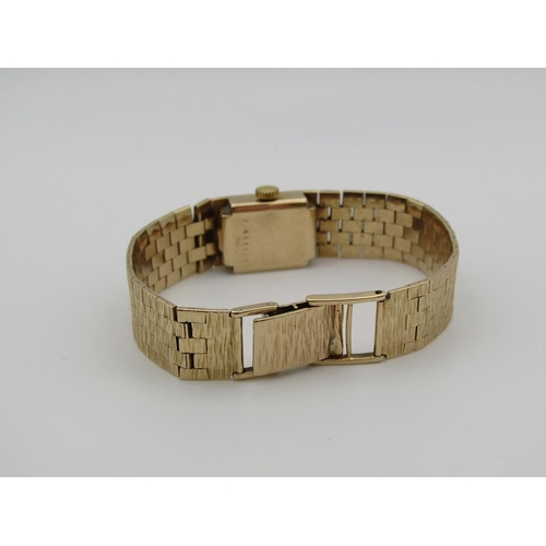1620 - 9ct GOLD LADIES BULOVA WATCH