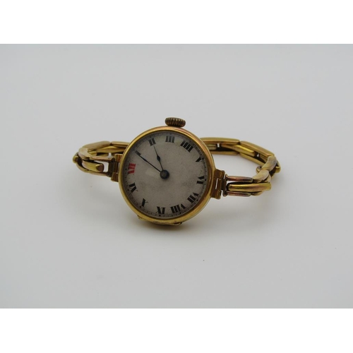 1623 - 9ct GOLD VICTORIAN WATCH