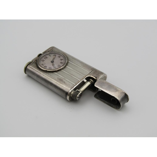 1624 - ETERNA SILVER WATCH LIGHTER