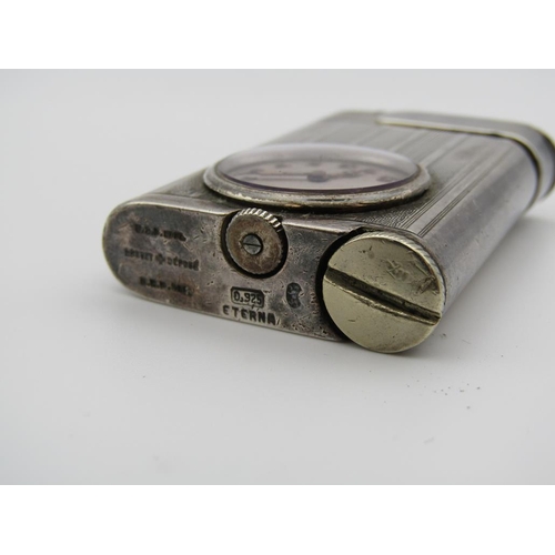 1624 - ETERNA SILVER WATCH LIGHTER