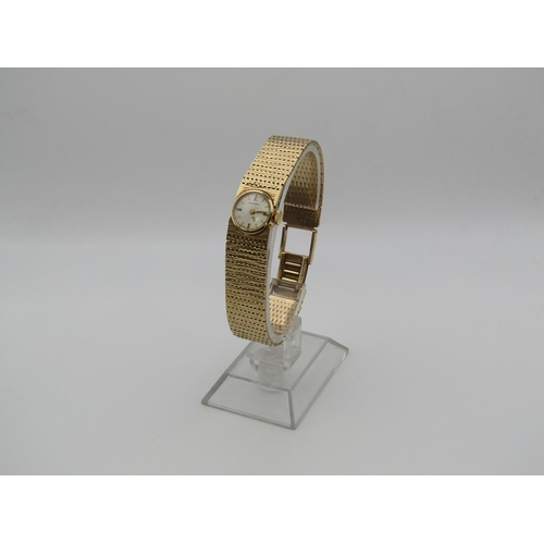 1628 - 9ct GOLD ROTARY LADIES WATCH