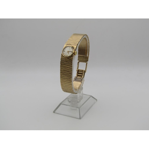 1628 - 9ct GOLD ROTARY LADIES WATCH