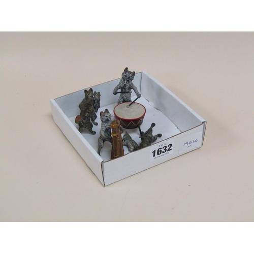 1632 - PAINTED BRONZE CAT BAND