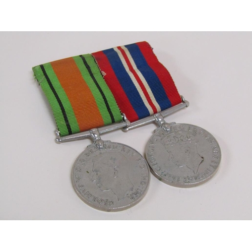 1644 - SILVER GILT AND ENAMEL MASONIC INSTITUTION FOR GIRLS MEDAL AND A GROUP OF TWO SECOND WORLD WAR MEDAL... 