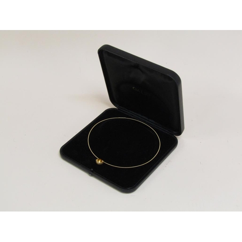 1647 - 18ct GOLD CITRINE SET PENDANT NECKLET