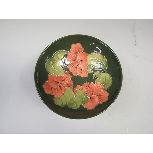 1985 - MOORCROFT HIBISCUS COMPORT 18.5cms H