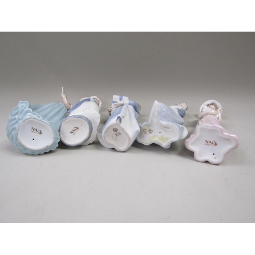2010 - COLLECTION OF NAO FIGURES, LARGEST 28cms H