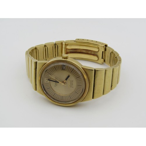 1631A - OMEGA CONSTELLATION ELECTRONIC F300 IN 18ct YELLOW GOLD NO. BA3980008