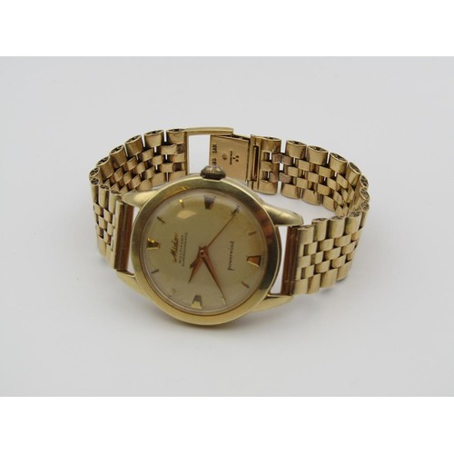 1631B - 14ct GOLD MIDO MULTIFORT SUPER AUTOMATIC POWER WIND GENTS WATCH