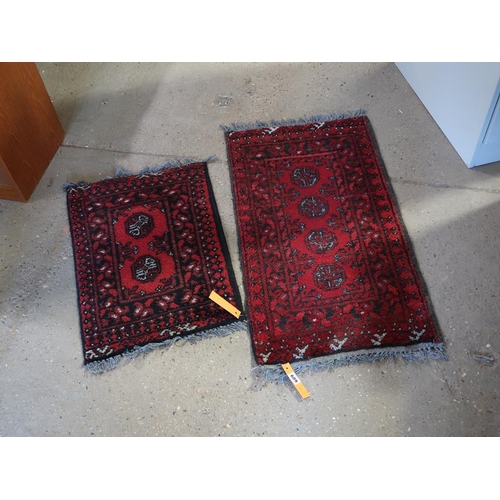 609 - TWO ORIENTAL RUGS