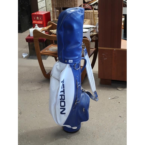 664 - GOLF CLUBS AND BAG