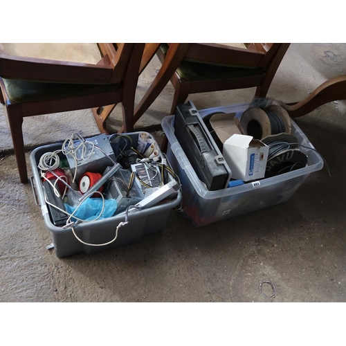 691 - QTY OF WIRING AND ELECTRICALS